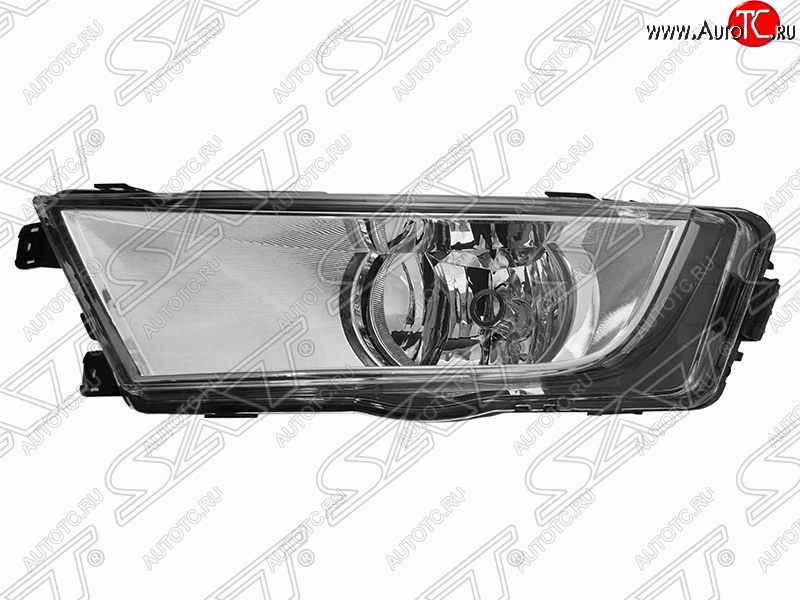 1 369 р. Левая противотуманная фара SAT (хром)  Skoda Octavia  A7 (2012-2017) дорестайлинг лифтбэк, дорестайлинг универсал  с доставкой в г. Керчь