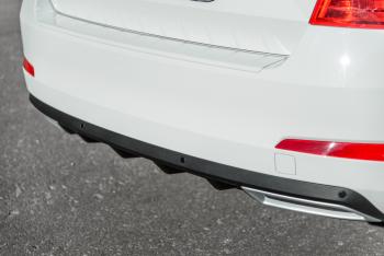 2 399 р. Накладка бампера (диффузор) MV-Tuning Skoda Octavia A7 дорестайлинг лифтбэк (2012-2017) (Глянец, Неокрашенная)  с доставкой в г. Керчь. Увеличить фотографию 4