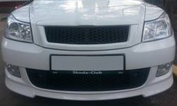 3 949 р. Накладка на передний бампер CT v3 Skoda Octavia A5 рестайлинг универсал (2008-2013) (Неокрашенная)  с доставкой в г. Керчь. Увеличить фотографию 2