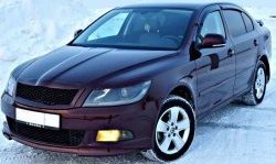 3 949 р. Накладка на передний бампер CT v3 Skoda Octavia A5 рестайлинг универсал (2008-2013) (Неокрашенная)  с доставкой в г. Керчь. Увеличить фотографию 6
