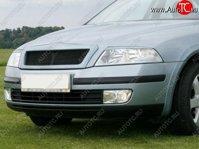 3 749 р. Решётка радиатора RS style Skoda Octavia Tour A4 1U5 универсал дорестайлинг (1996-2000) (алюминиевая сетка, Неокрашенная)  с доставкой в г. Керчь