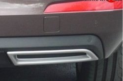 1 799 р. Имитация насадок глушителя на задний бампер Sport Skoda Octavia A7 дорестайлинг универсал (2012-2017) (Неокрашенная)  с доставкой в г. Керчь. Увеличить фотографию 5