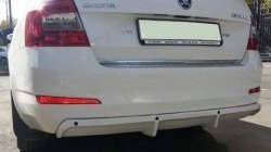 5 999 р. Накладка на задний бампер CT Skoda Octavia A7 дорестайлинг универсал (2012-2017) (Неокрашенная)  с доставкой в г. Керчь. Увеличить фотографию 3