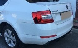 6 199 р. Накладка на задний бампер Rieger Style Skoda Octavia A7 дорестайлинг универсал (2012-2017) (Неокрашенная)  с доставкой в г. Керчь. Увеличить фотографию 7