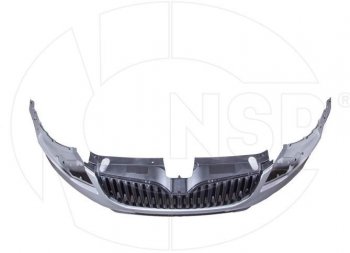 8 449 р. Передний бампер NSP (с решеткой радиатора) Skoda Octavia A7 дорестайлинг универсал (2012-2017) (Неокрашенный)  с доставкой в г. Керчь. Увеличить фотографию 2