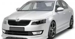 5 999 р. Пороги накладки CT Skoda Octavia A7 дорестайлинг лифтбэк (2012-2017) (Неокрашенные)  с доставкой в г. Керчь. Увеличить фотографию 2