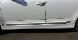 5 999 р. Пороги накладки CT Skoda Octavia A7 дорестайлинг лифтбэк (2012-2017) (Неокрашенные)  с доставкой в г. Керчь. Увеличить фотографию 5