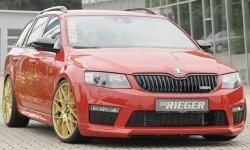 6 999 р. Пороги накладки R-Style Skoda Octavia A7 дорестайлинг лифтбэк (2012-2017) (Неокрашенные)  с доставкой в г. Керчь. Увеличить фотографию 3