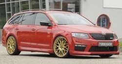 6 999 р. Пороги накладки R-Style Skoda Octavia A7 дорестайлинг лифтбэк (2012-2017) (Неокрашенные)  с доставкой в г. Керчь. Увеличить фотографию 6
