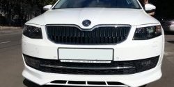 1 199 р. Реснички на фары CT Skoda Octavia A7 дорестайлинг универсал (2012-2017) (Неокрашенные)  с доставкой в г. Керчь. Увеличить фотографию 3