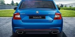5 849 р. Спойлер RS Skoda Octavia A7 рестайлинг лифтбэк (2016-2020) (Неокрашенный)  с доставкой в г. Керчь. Увеличить фотографию 4