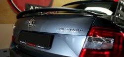 5 849 р. Спойлер RS Skoda Octavia A7 рестайлинг лифтбэк (2016-2020) (Неокрашенный)  с доставкой в г. Керчь. Увеличить фотографию 3