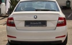 3 499 р. Лип спойлер CT Skoda Octavia A7 рестайлинг лифтбэк (2016-2020) (Неокрашенный)  с доставкой в г. Керчь. Увеличить фотографию 2