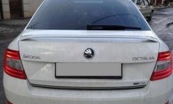 3 699 р. Лип спойлер RS Style Skoda Octavia A7 рестайлинг лифтбэк (2016-2020) (Неокрашенный)  с доставкой в г. Керчь. Увеличить фотографию 4