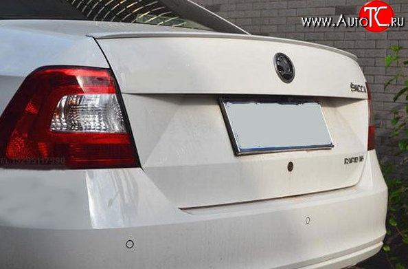 2 179 р. Спойлер M-VRS Skoda Octavia A7 рестайлинг лифтбэк (2016-2020) (Неокрашенный)  с доставкой в г. Керчь