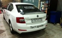 2 649 р. Спойлер LitCompany Skoda Octavia A7 рестайлинг лифтбэк (2016-2020) (Неокрашенный)  с доставкой в г. Керчь. Увеличить фотографию 7