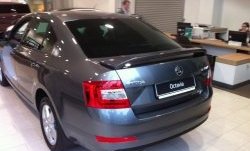 2 649 р. Спойлер LitCompany Skoda Octavia A7 рестайлинг лифтбэк (2016-2020) (Неокрашенный)  с доставкой в г. Керчь. Увеличить фотографию 10