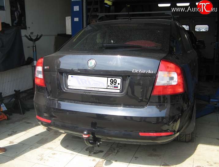 13 949 р. Фаркоп NovLine Skoda Octavia A7 дорестайлинг лифтбэк (2012-2017)  с доставкой в г. Керчь
