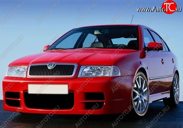 7 749 р. Накладка на передний бампер ND Skoda Octavia Tour A4 1U5 универсал дорестайлинг (1996-2000) (Неокрашенная)  с доставкой в г. Керчь