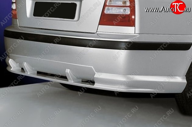 4 299 р. Накладка на задний бампер CT Skoda Octavia Tour A4 1U2 лифтбэк рестайлинг (2000-2010) (Неокрашенная)  с доставкой в г. Керчь