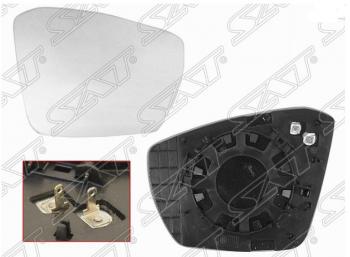 Правое полотно зеркала SAT (с обогревом) Skoda Octavia A7 дорестайлинг универсал (2012-2017)