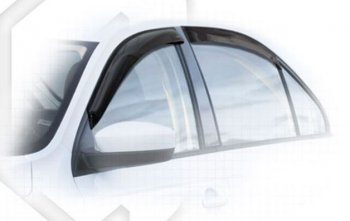Дефлектора окон CA-Plastiс Skoda Rapid NH3 дорестайлинг лифтбэк (2012-2017)