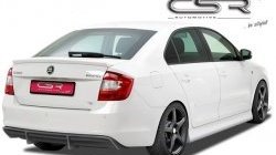 7 249 р. Пороги накладки CSR style Skoda Rapid NH1 хэтчбэк дорестайлинг (2012-2017) (Неокрашенные)  с доставкой в г. Керчь. Увеличить фотографию 2
