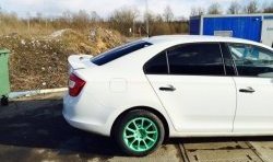 4 999 р. Спойлер RS style Skoda Rapid NH3 дорестайлинг лифтбэк (2012-2017) (Неокрашенный)  с доставкой в г. Керчь. Увеличить фотографию 12