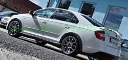 4 999 р. Спойлер RS style Skoda Rapid NH3 дорестайлинг лифтбэк (2012-2017) (Неокрашенный)  с доставкой в г. Керчь. Увеличить фотографию 8