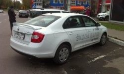 3 449 р. Спойлер Style Skoda Rapid NH3 дорестайлинг лифтбэк (2012-2017) (Неокрашенный)  с доставкой в г. Керчь. Увеличить фотографию 3