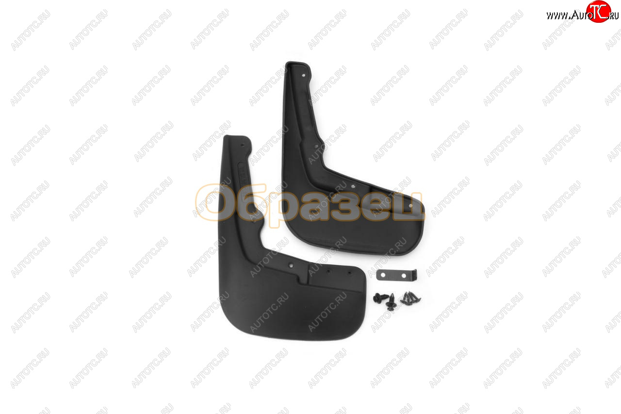 979 р. Брызговики Frosch (standart) Volkswagen Polo Mk6 лифтбек (2020-2022) (Задние)  с доставкой в г. Керчь