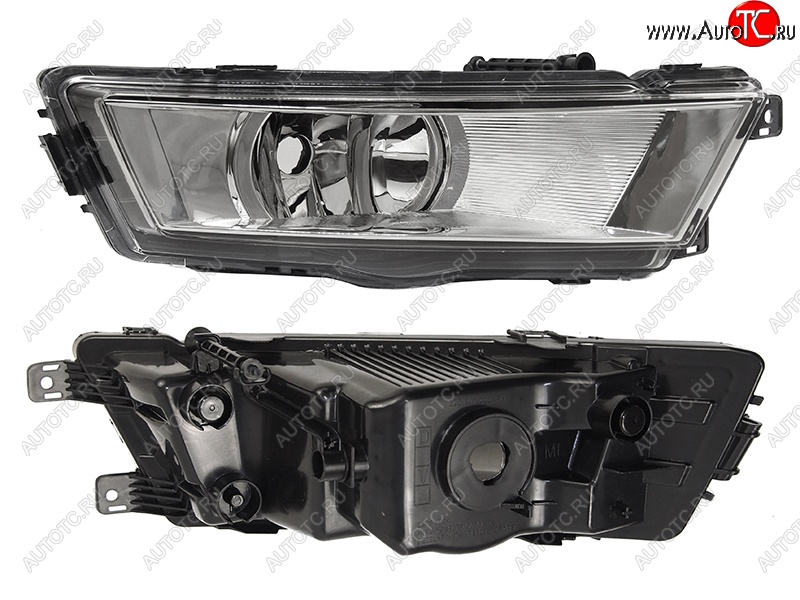 1 239 р. Правая противотуманная фара SAT  Skoda Rapid ( NH3,  NH1) (2012-2017) дорестайлинг лифтбэк, хэтчбэк дорестайлинг  с доставкой в г. Керчь