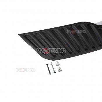 2 449 р. Заглушка решетки радиатора MV-Tuning  Skoda Rapid ( NH3,  NH1) (2012-2020) дорестайлинг лифтбэк, хэтчбэк дорестайлинг, хэтчбэк рестайлинг, рестайлинг лифтбэк (Поверхность текстурная)  с доставкой в г. Керчь. Увеличить фотографию 3