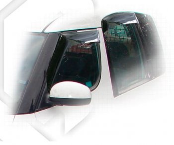 Дефлектора окон CA-Plastiс Skoda Roomster 5J дорестайлинг (2006-2010) (Classic полупрозрачный)