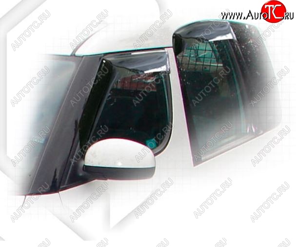 2 079 р. Дефлектора окон CA-Plastiс Skoda Roomster 5J дорестайлинг (2006-2010) (Classic полупрозрачный)  с доставкой в г. Керчь