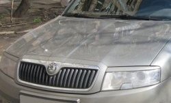1 649 р. Реснички на фары CT Skoda Superb седан 3U дорестайлинг (2001-2006) (Неокрашенные)  с доставкой в г. Керчь. Увеличить фотографию 2