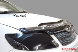 3 099 р. Дефлектор капота CA-Plastik Skoda Superb B8 (3V) лифтбэк дорестайлинг (2015-2019) (Classic черный, Без надписи)  с доставкой в г. Керчь. Увеличить фотографию 2