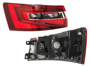 Левый фонарь (внешний) SAT Skoda Superb  B8 (3V) (2015-2019) лифтбэк дорестайлинг