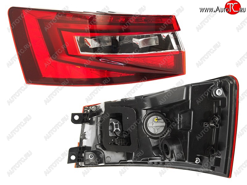 3 599 р. Левый фонарь (внешний) SAT  Skoda Superb  B8 (3V) (2015-2019) лифтбэк дорестайлинг  с доставкой в г. Керчь