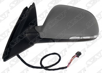 Боковое левое зеркало заднего вида (подсветка/обогрев/поворотник) SAT Skoda Superb B6 (3T5) универсал рестайлинг (2013-2015)