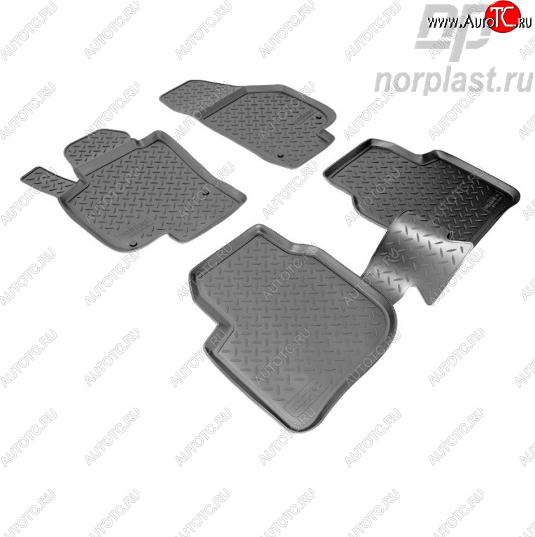 2 249 р. Комплект ковриков в салон Norplast  Skoda Superb ( B6 (3T),  B6 (3T5),  (B6) 3T) (2008-2015) лифтбэк дорестайлинг, универсал доресталийнг, лифтбэк рестайлинг, универсал рестайлинг  с доставкой в г. Керчь