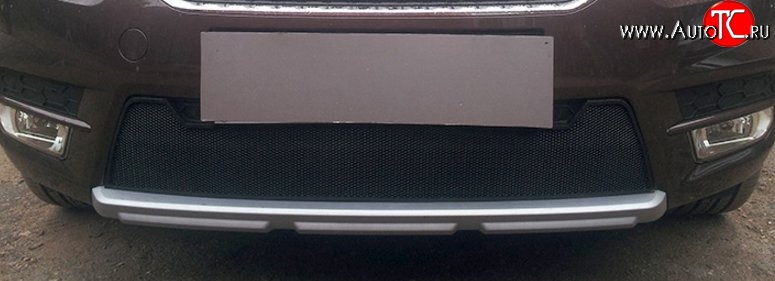 1 469 р. Сетка на бампер City Russtal (черная) Skoda Yeti (2013-2018)  с доставкой в г. Керчь