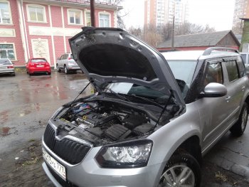 Упоры капота Russtal Skoda Yeti (2013-2018) (2 штуки)