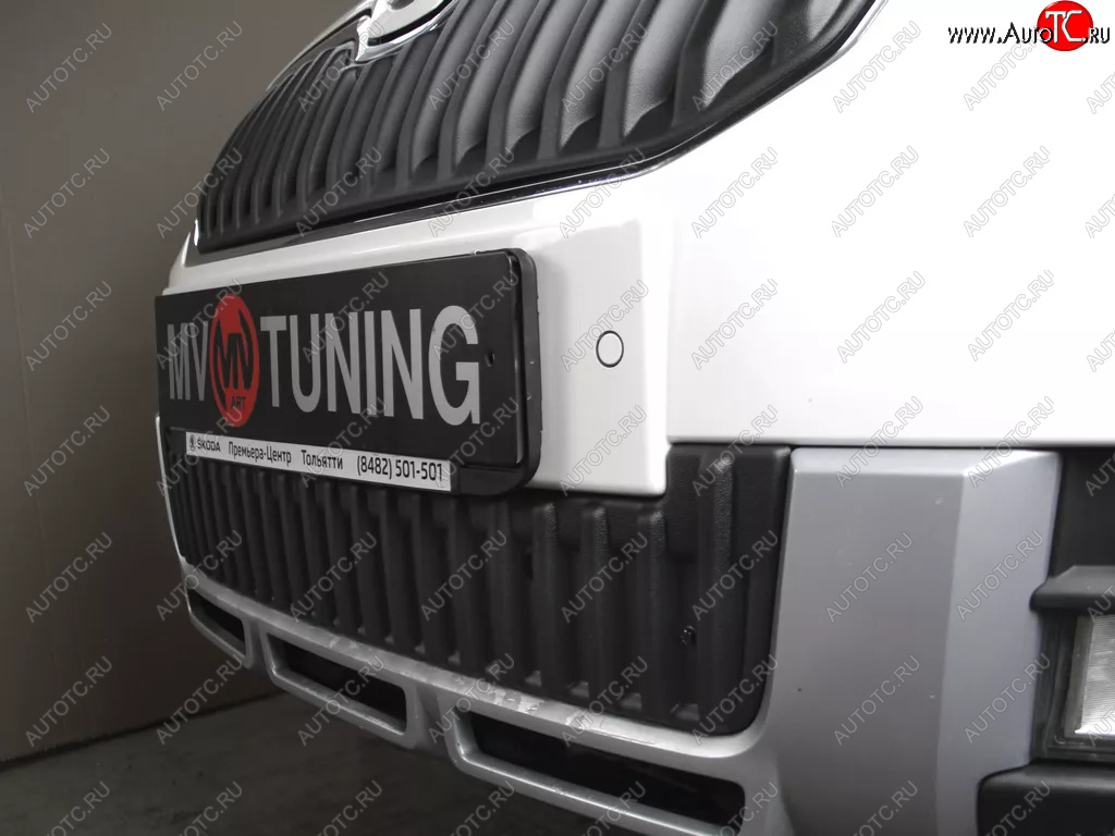 2 999 р. Заглушка воздухозаборника бампера (нижняя, OUTDOOR) MV-Tuning  Skoda Yeti (2013-2018) (Текстурная поверхность)  с доставкой в г. Керчь