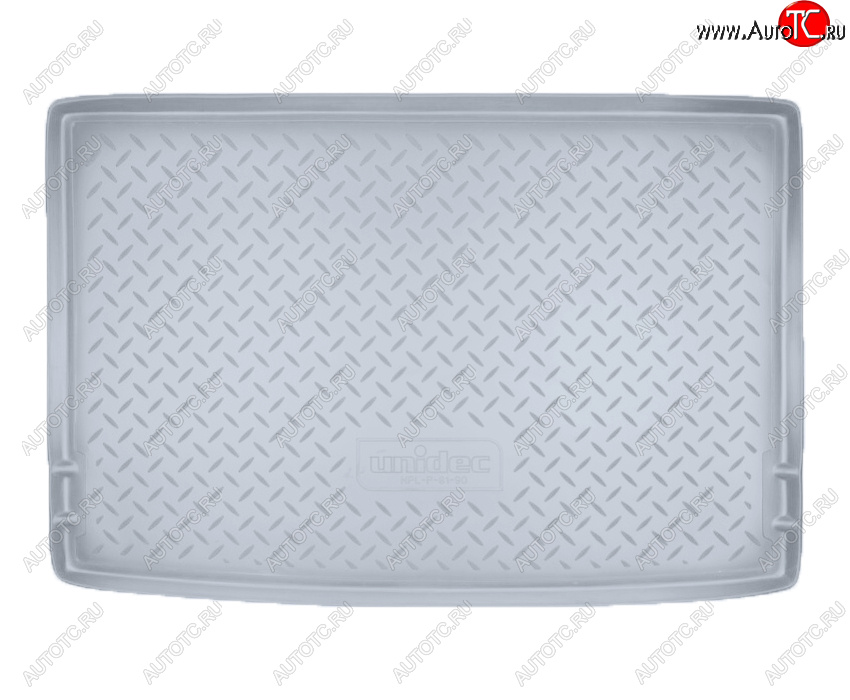 1 999 р. Коврик багажника Norplast Unidec  Skoda Yeti (2009-2018) (Цвет: серый)  с доставкой в г. Керчь