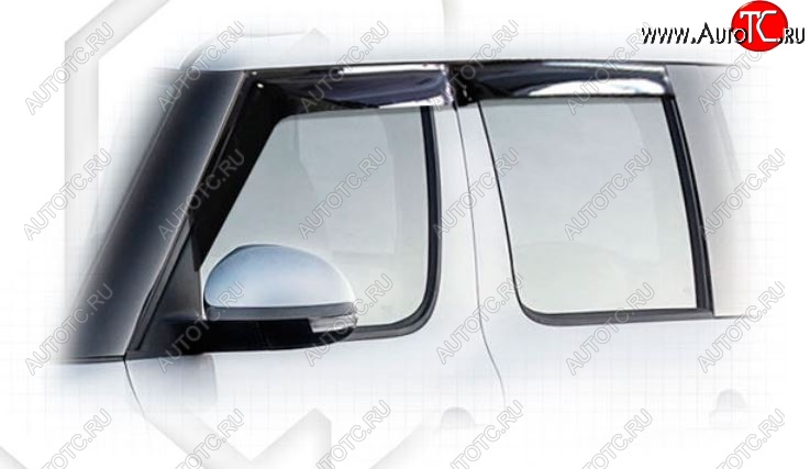 1 999 р. Дефлектора окон CA-Plastiс  Skoda Yeti (2009-2013) (Classic полупрозрачный)  с доставкой в г. Керчь