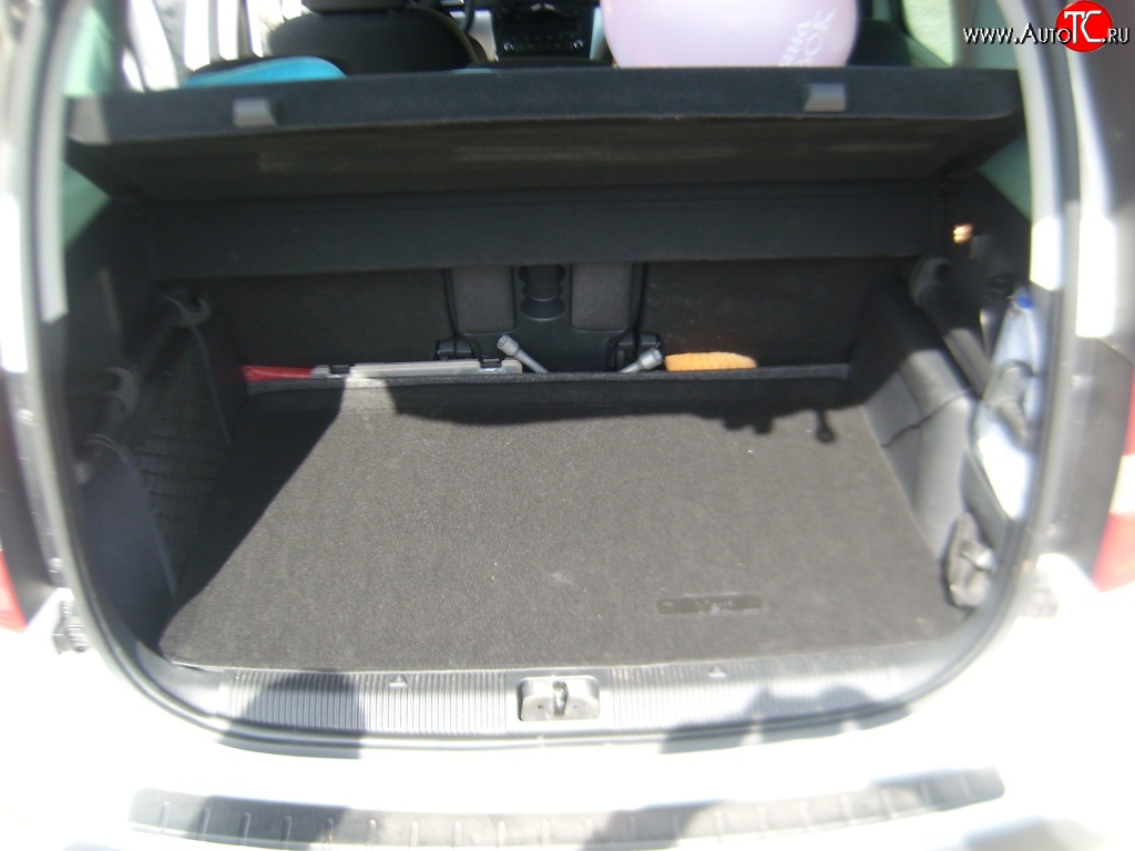489 р. Коврик в багажник Aileron (велюр) Skoda Yeti (2009-2013)  с доставкой в г. Керчь