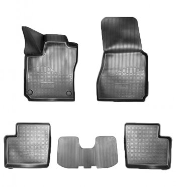 Коврики салонные Noplast (3D) Smart Forfour W453 5 дв. (2014-2020)