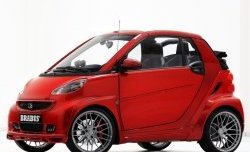 23 049 р. Накладки на колёсные арки Brabus Ultimate Smart Fortwo С453 2 хэтчбэк 3 дв. (2007-2014) (Неокрашенные)  с доставкой в г. Керчь. Увеличить фотографию 3