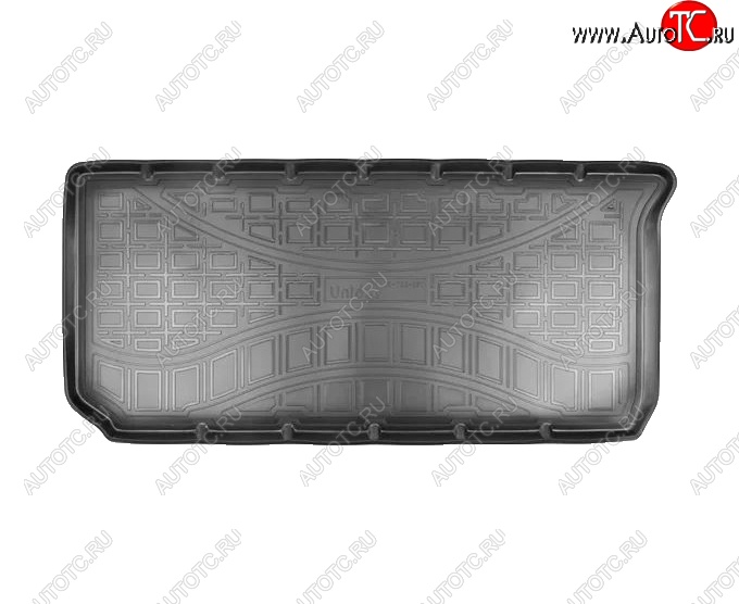 1 429 р. Коврик в багажник Norplast  Smart Fortwo  С453 (2007-2014) 2 хэтчбэк 3 дв. (Черный)  с доставкой в г. Керчь